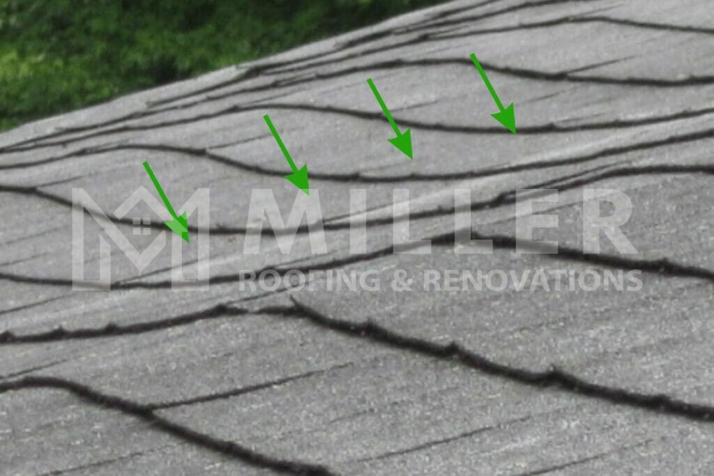 sagging roof