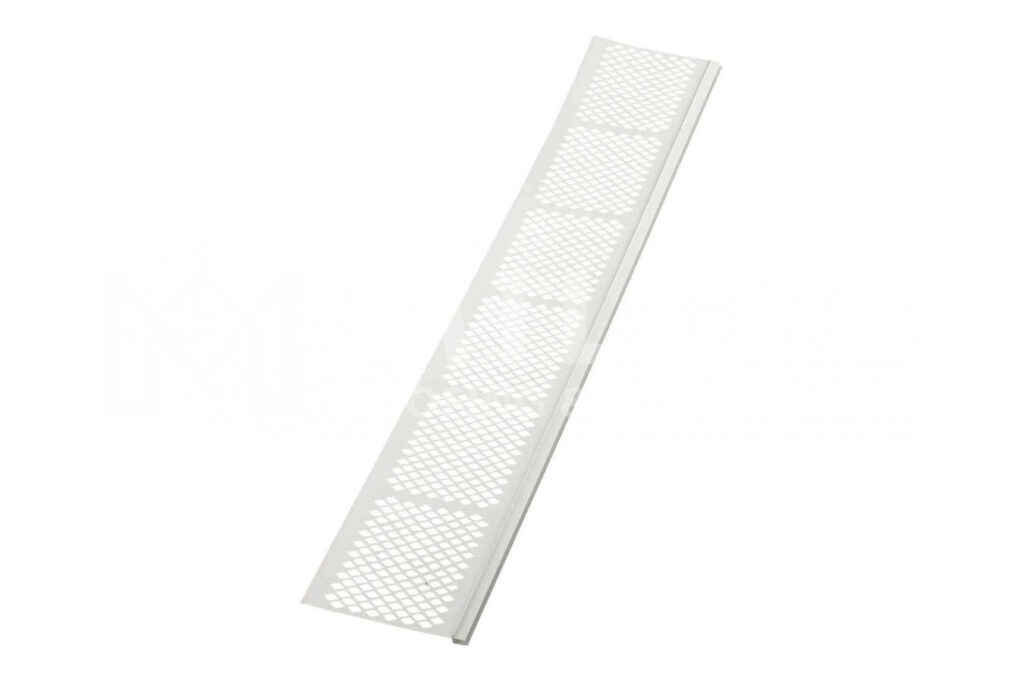 Amerimax 6-1/2 In. x 3 Ft. White Vinyl Gutter Guard