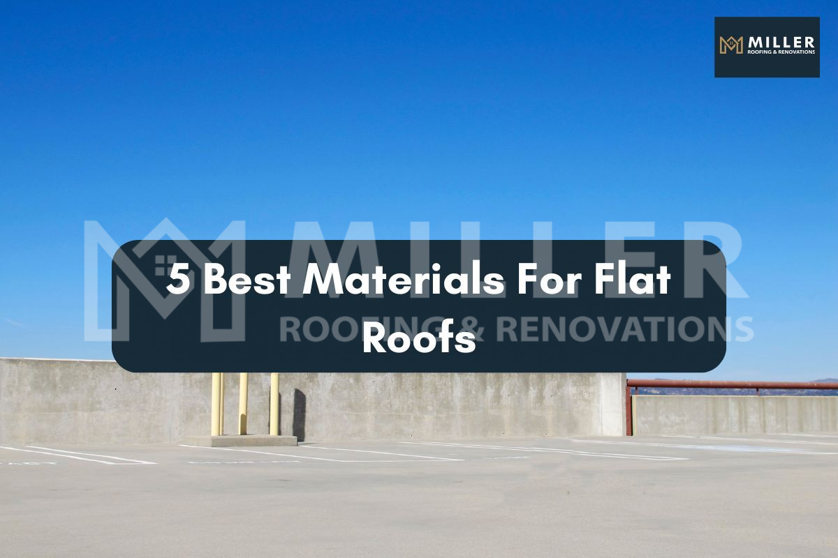 roof material for flat roofs