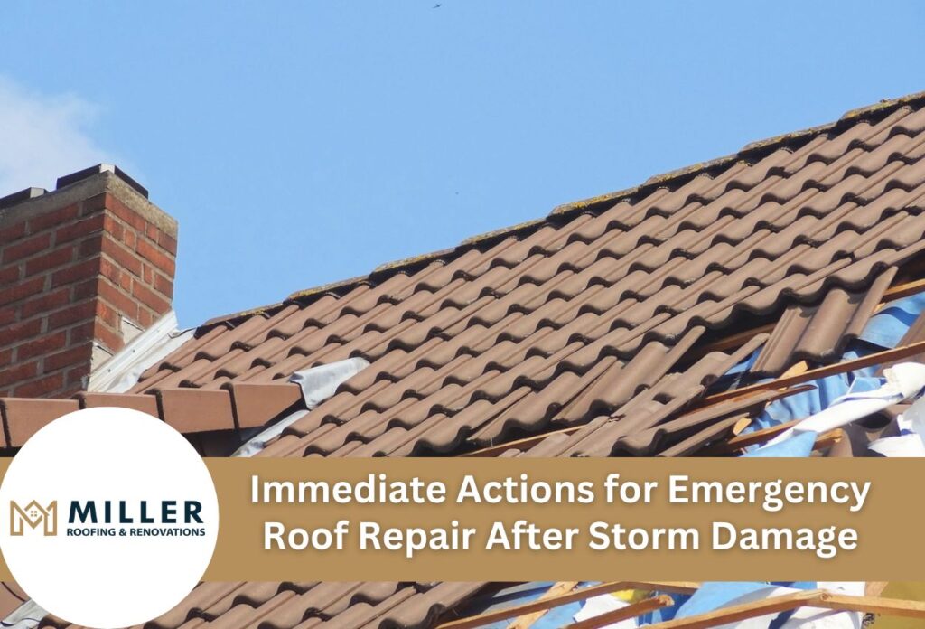 storm damaged roof